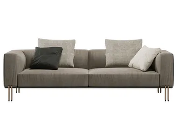SOFT RATIO - 3 seater sofa by Paolo Castelli - view 2